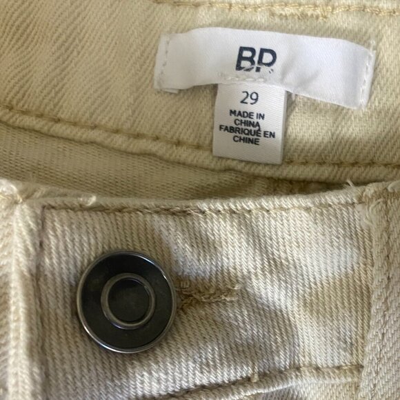 BP Jeans Womens Sz 29 Light Beige High Rise Flare Jeans#137W - Picture 6 of 8